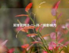 买球官网许c77,tv许c77的影响力