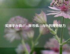 买球平台倘c77,tv探寻倘c77与TV的独特魅力