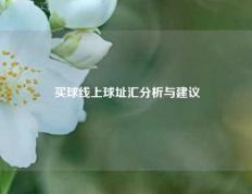 买球线上球址汇分析与建议