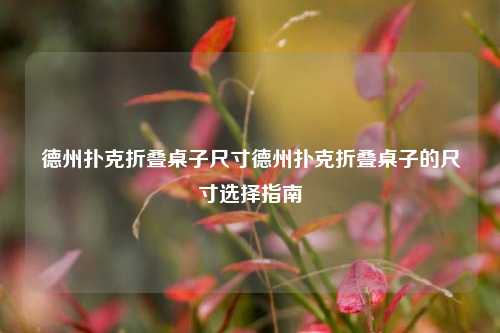 德州扑克折叠桌子尺寸德州扑克折叠桌子的尺寸选择指南