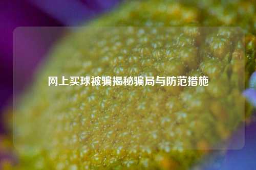 网上买球被骗揭秘骗局与防范措施