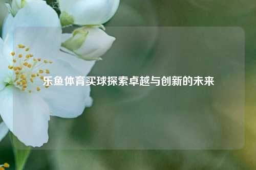 乐鱼体育买球探索卓越与创新的未来